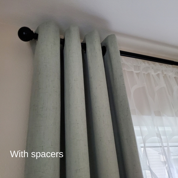 16 Curtain Spacers, Grommet Spacers, Drapes Spacers. Set of 16 2" Spacers. - Picture 3 of 10